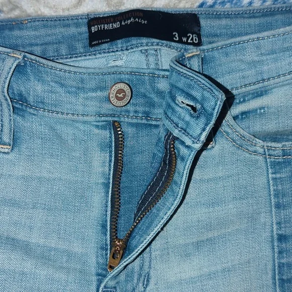 Hollister Boyfriend High-Rise Jeans 👖 3 w 26 - Picture 8 of 12